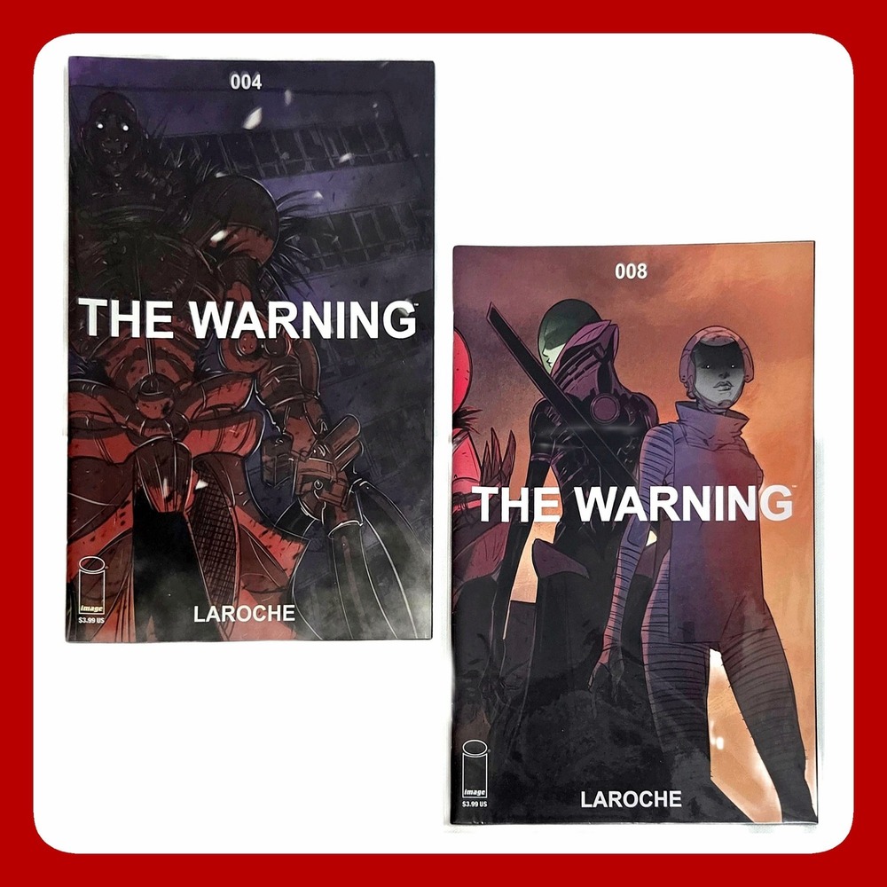 Warning Image Comics Comic Books Set Issues 4 8 Laroche Sci-Fi Issue Sci